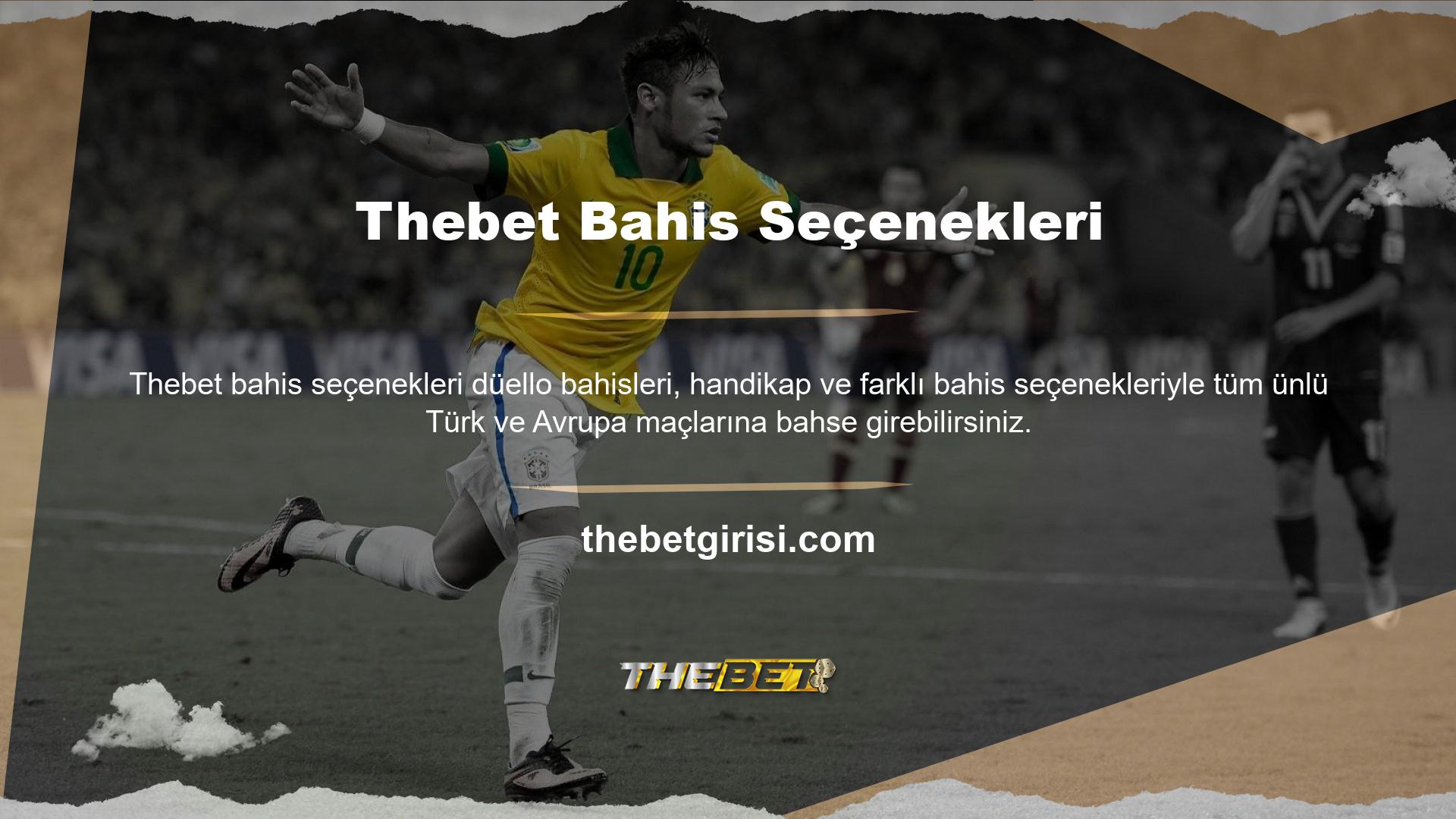 Thebet en yaygın kullanılan depozito ve para çekme yöntemlerini sunmaktadır